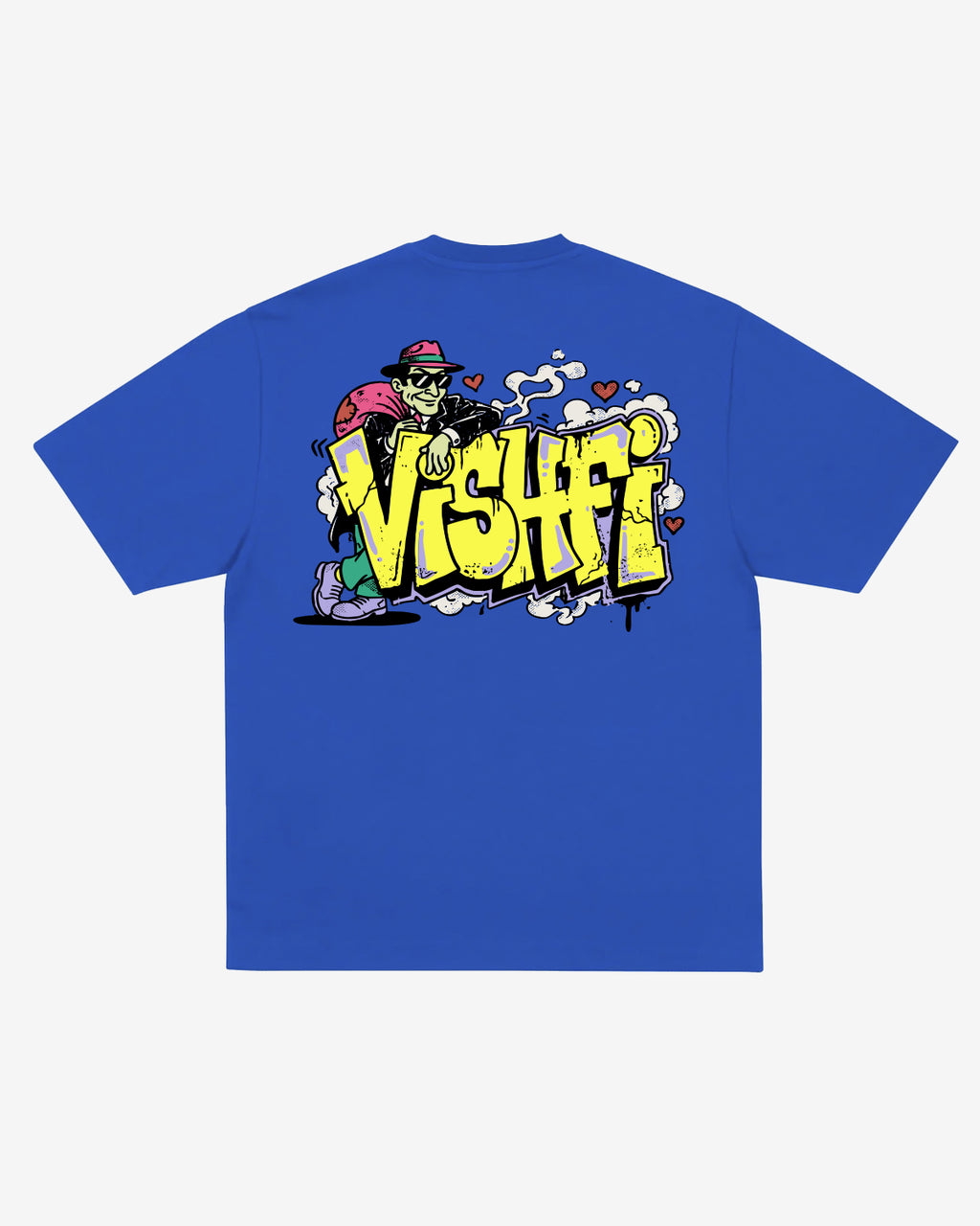 T-SHIRT HUSTLER ROYAL BLUE