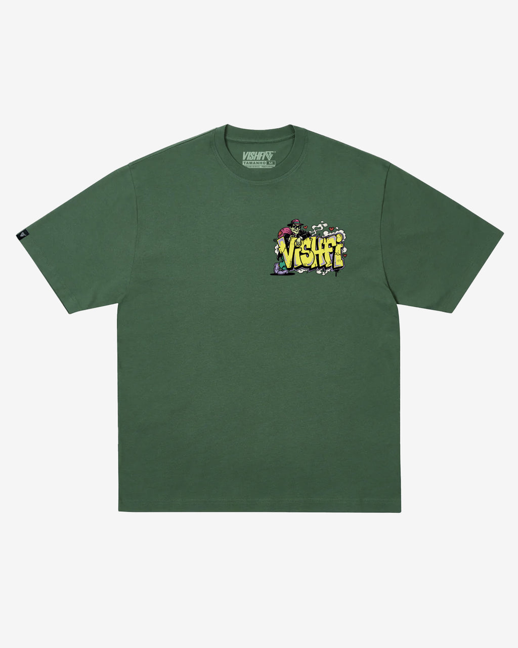 T-SHIRT HUSTLER GREEN