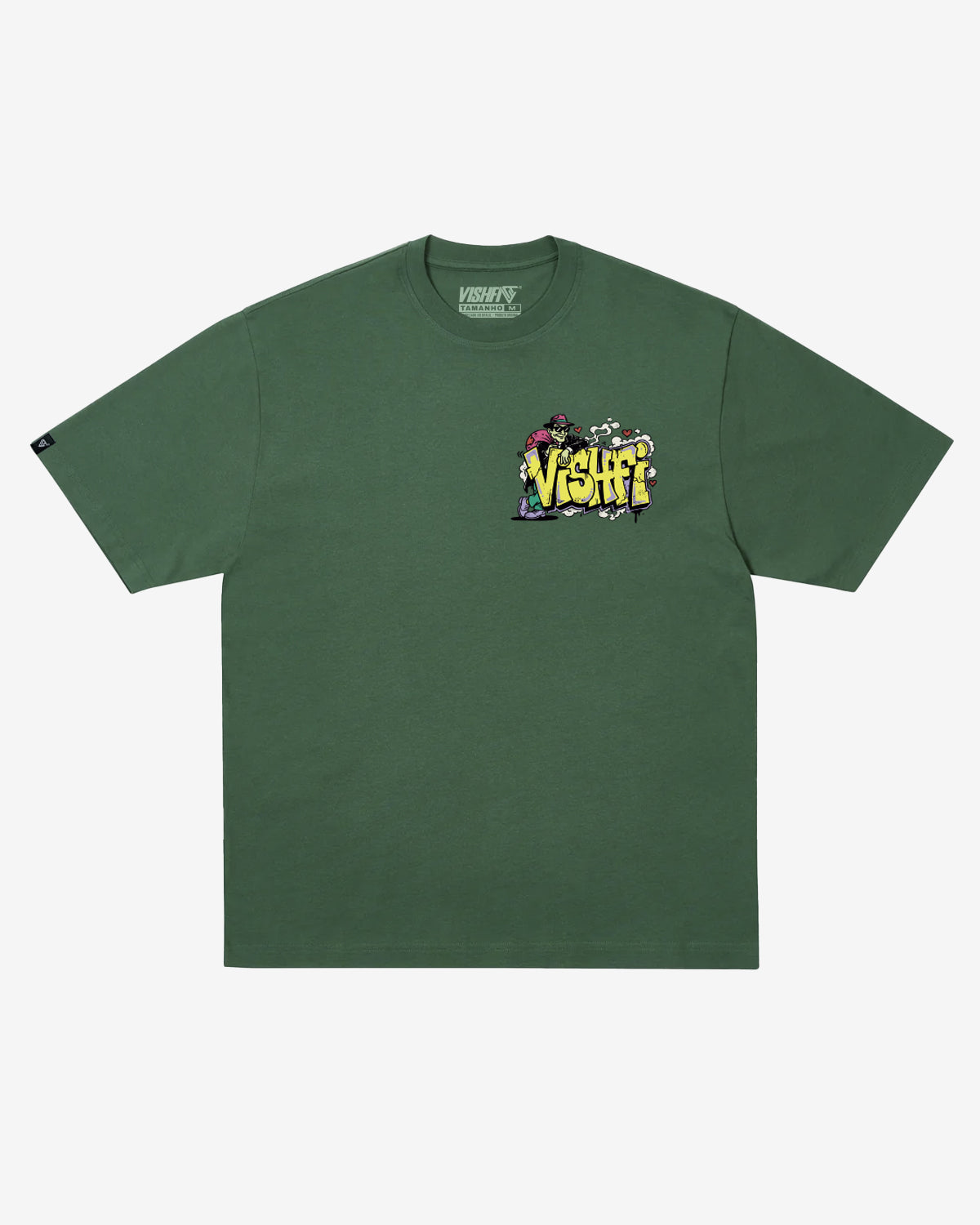 T-SHIRT HUSTLER GREEN