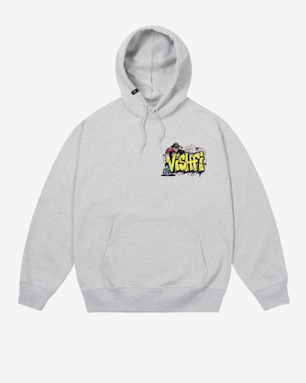 HOODIE HUSTLER HEATHER GREY