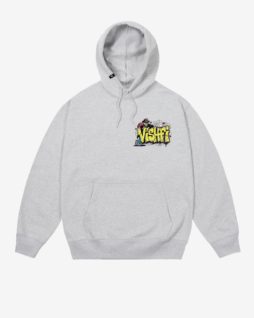 HOODIE HUSTLER HEATHER GREY