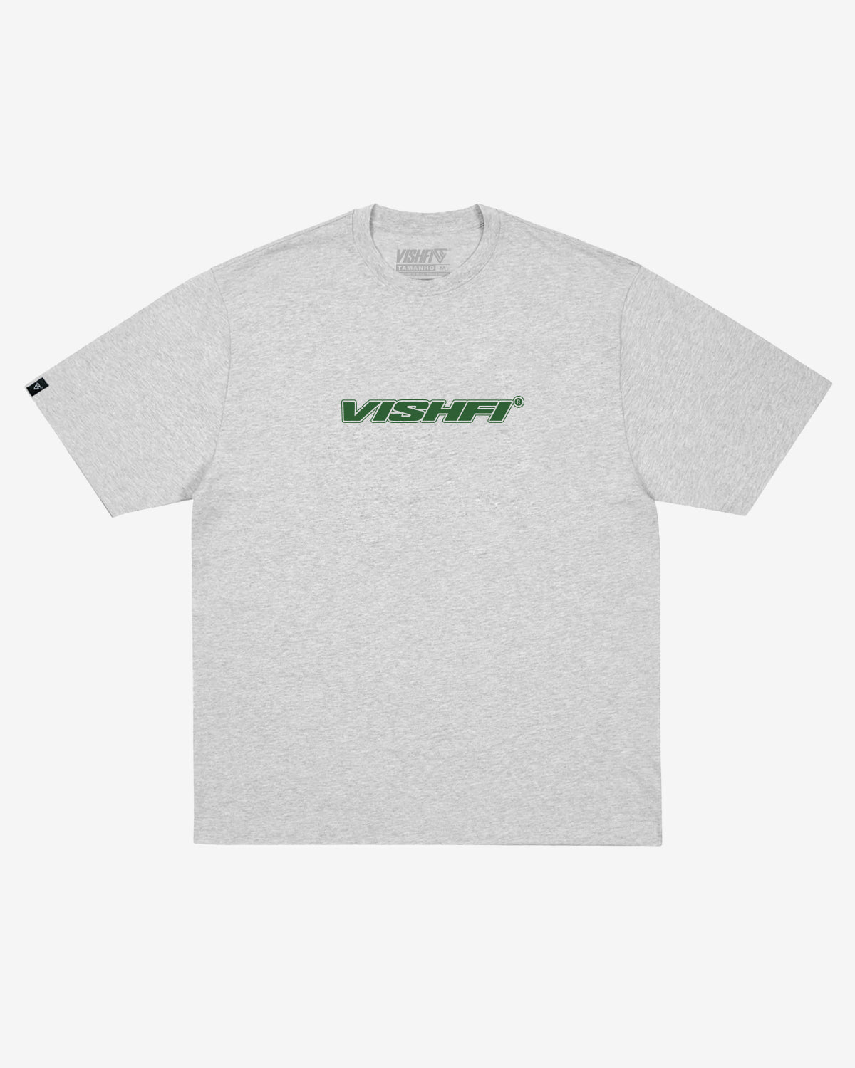 T-SHIRT MID LOGO HEATHER GRAY