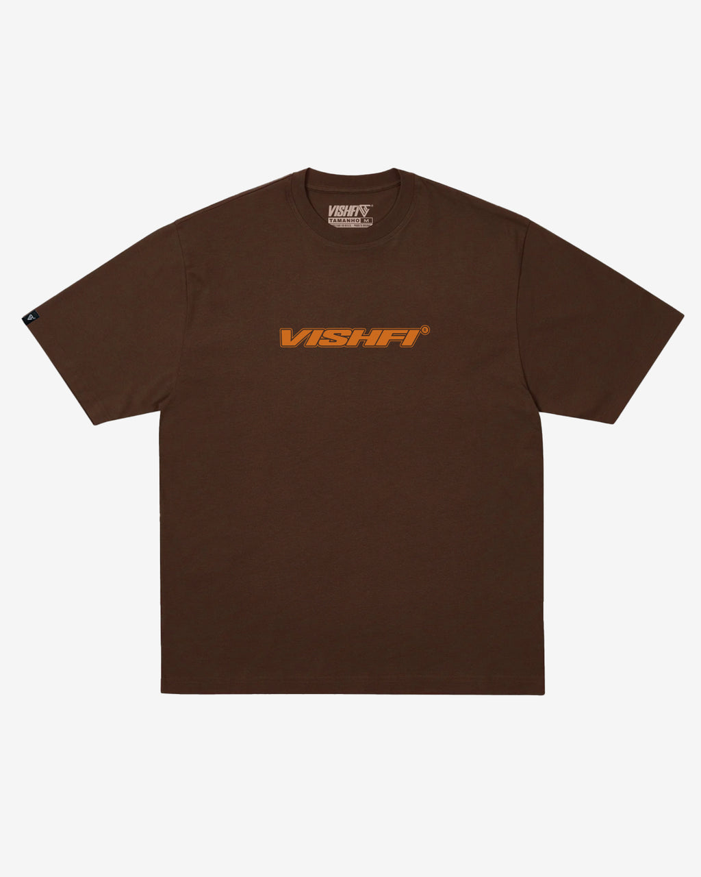 T-SHIRT MID LOGO BROWN