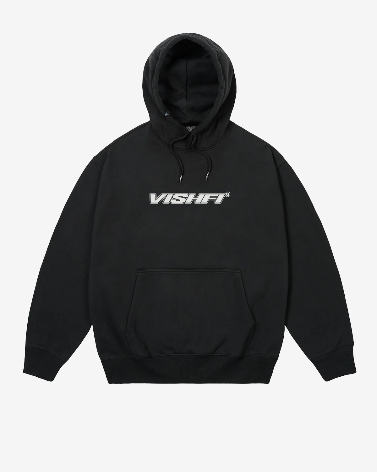 HOODIE MID LOGO BLACK