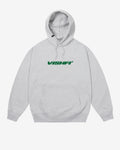HOODIE MID LOGO HEATHER GREY