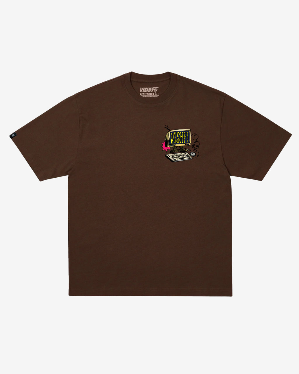T-SHIRT WEB BROWN