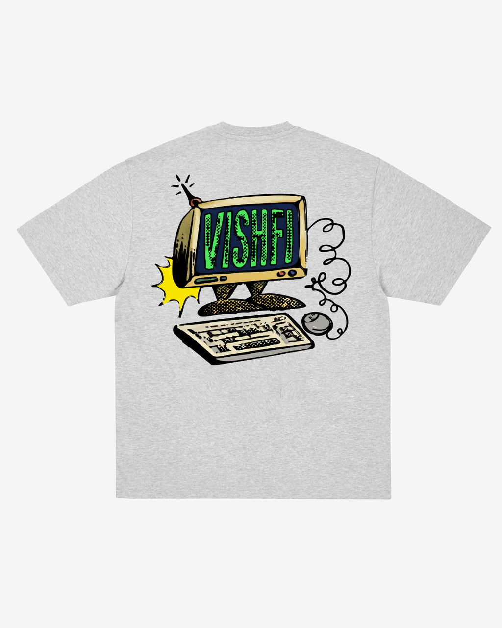 T-SHIRT WEB HEATHER GRAY