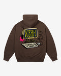 HOODIE WEB BROWN
