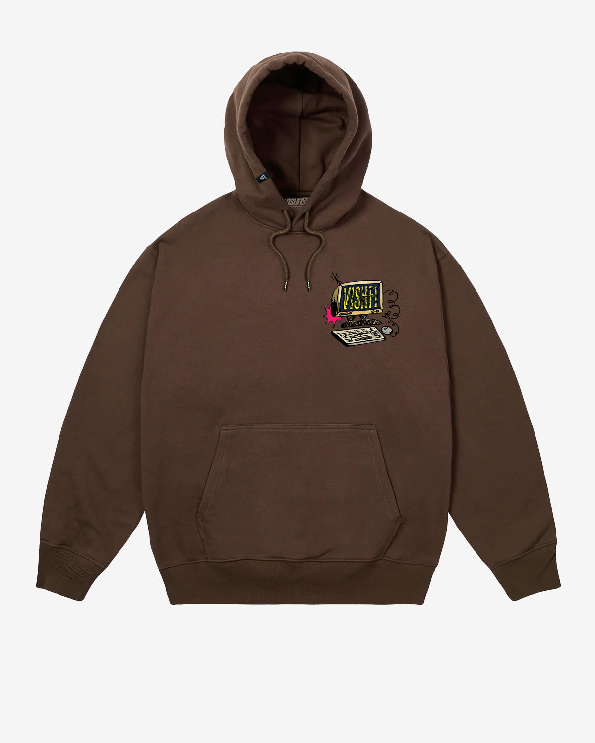 HOODIE WEB BROWN