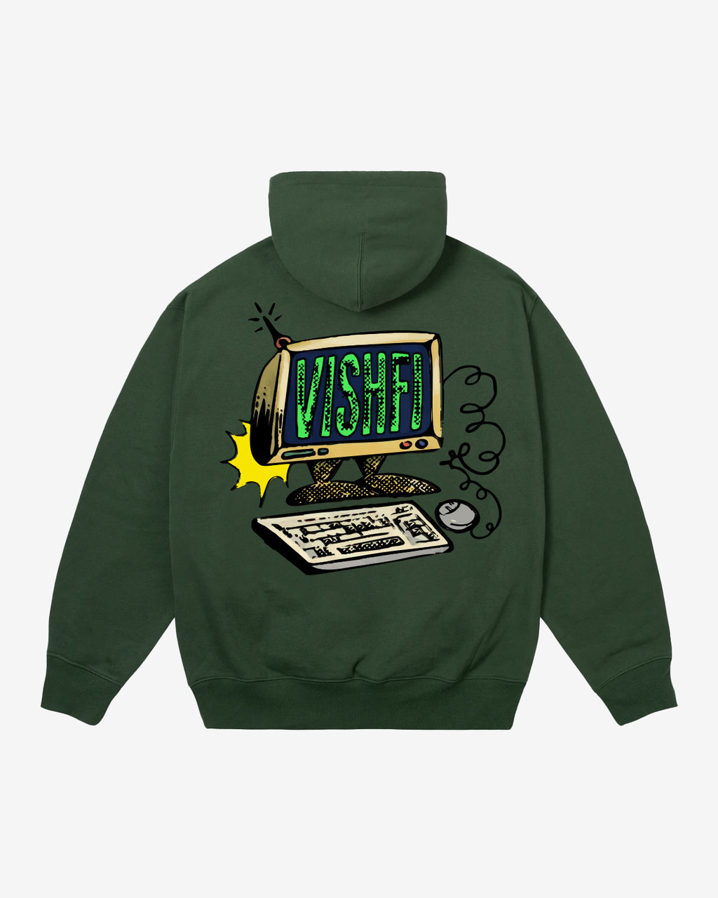 HOODIE WEB GREEN