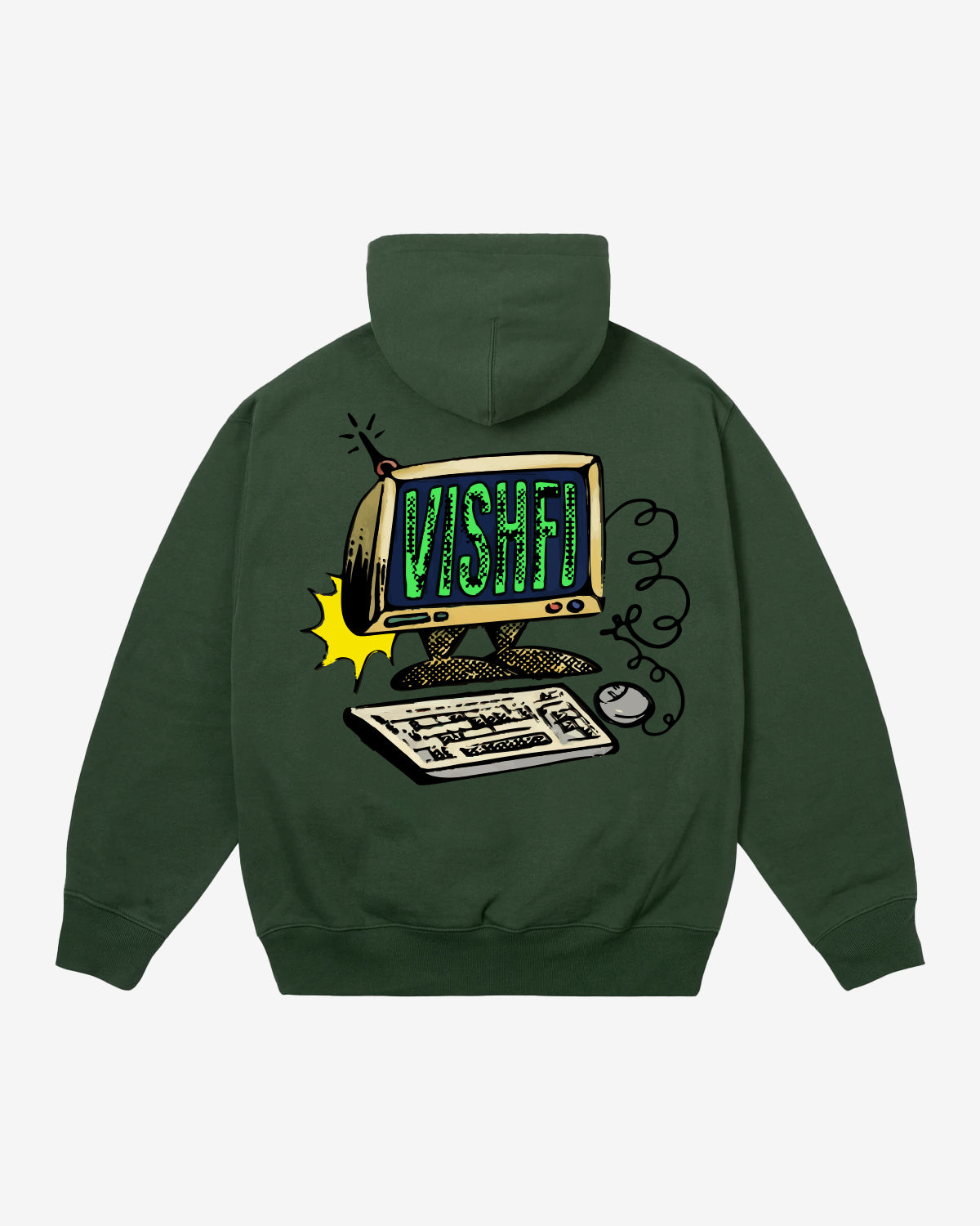 HOODIE WEB GREEN