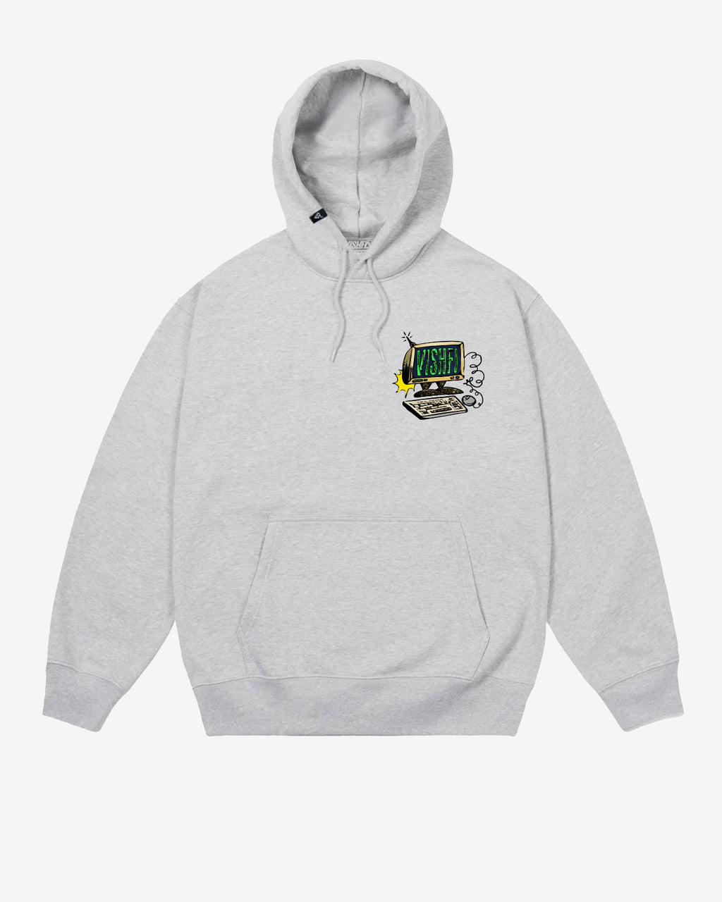HOODIE WEB HEATHER GREY
