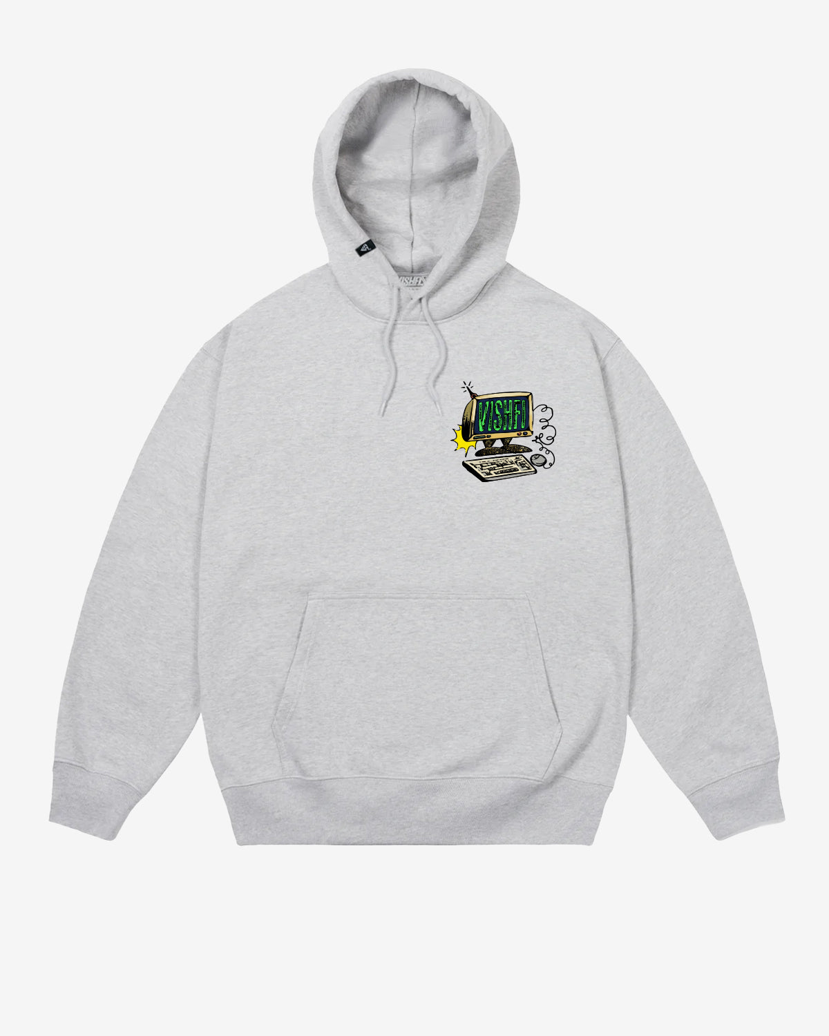 HOODIE WEB HEATHER GREY