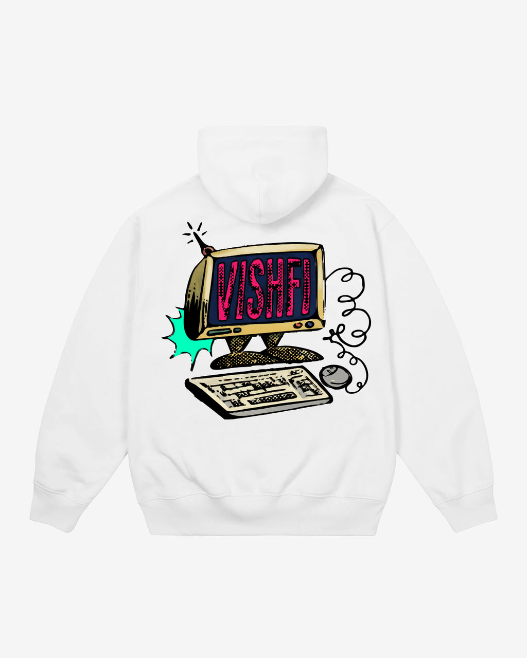 HOODIE WEB OFF WHITE