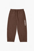 Calça Moletom Premium Wide Logo Marrom