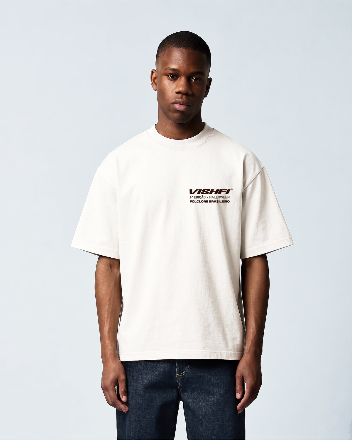 Camiseta Heavy Oversized Boitatá Off White