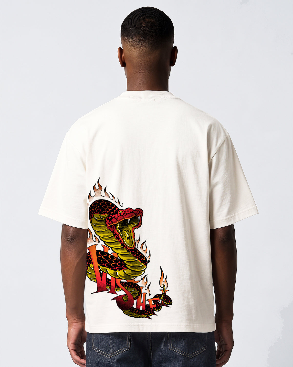 Camiseta Heavy Oversized Boitatá Off White