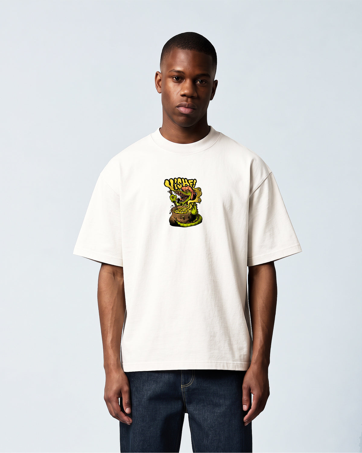 Camiseta Heavy Oversized Cuca Off White