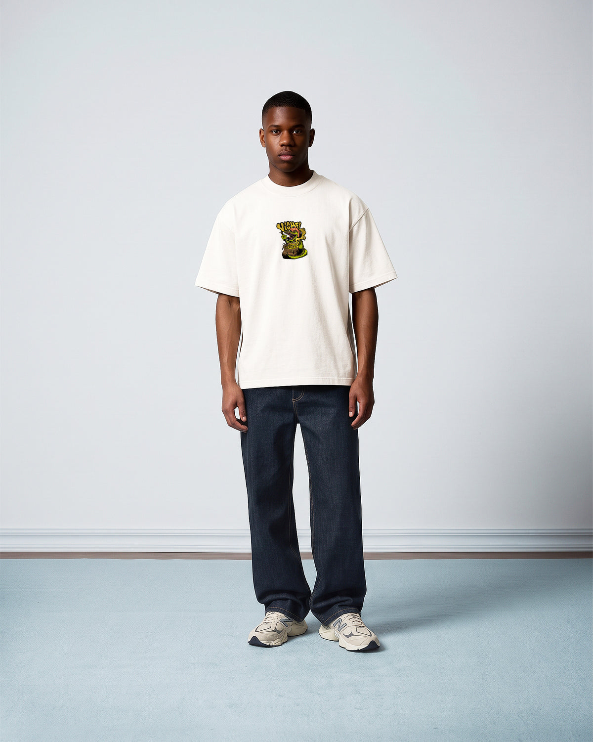 Camiseta Heavy Oversized Cuca Off White