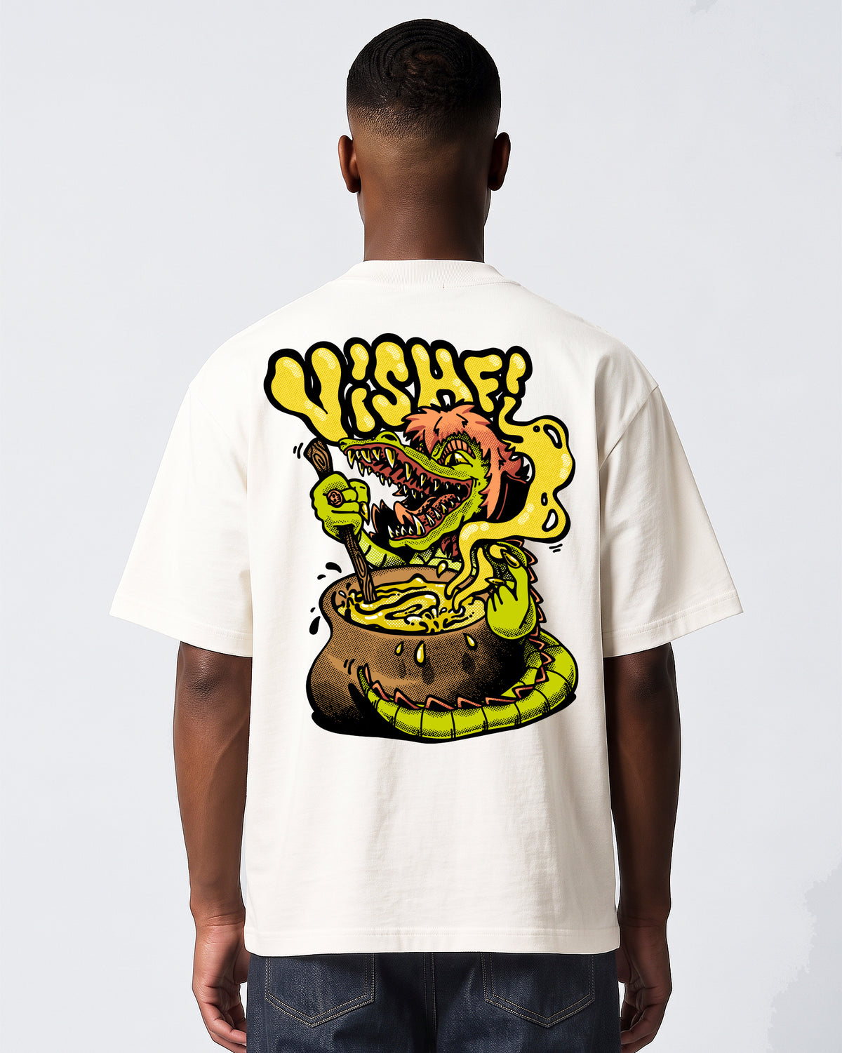 Camiseta Heavy Oversized Cuca Off White