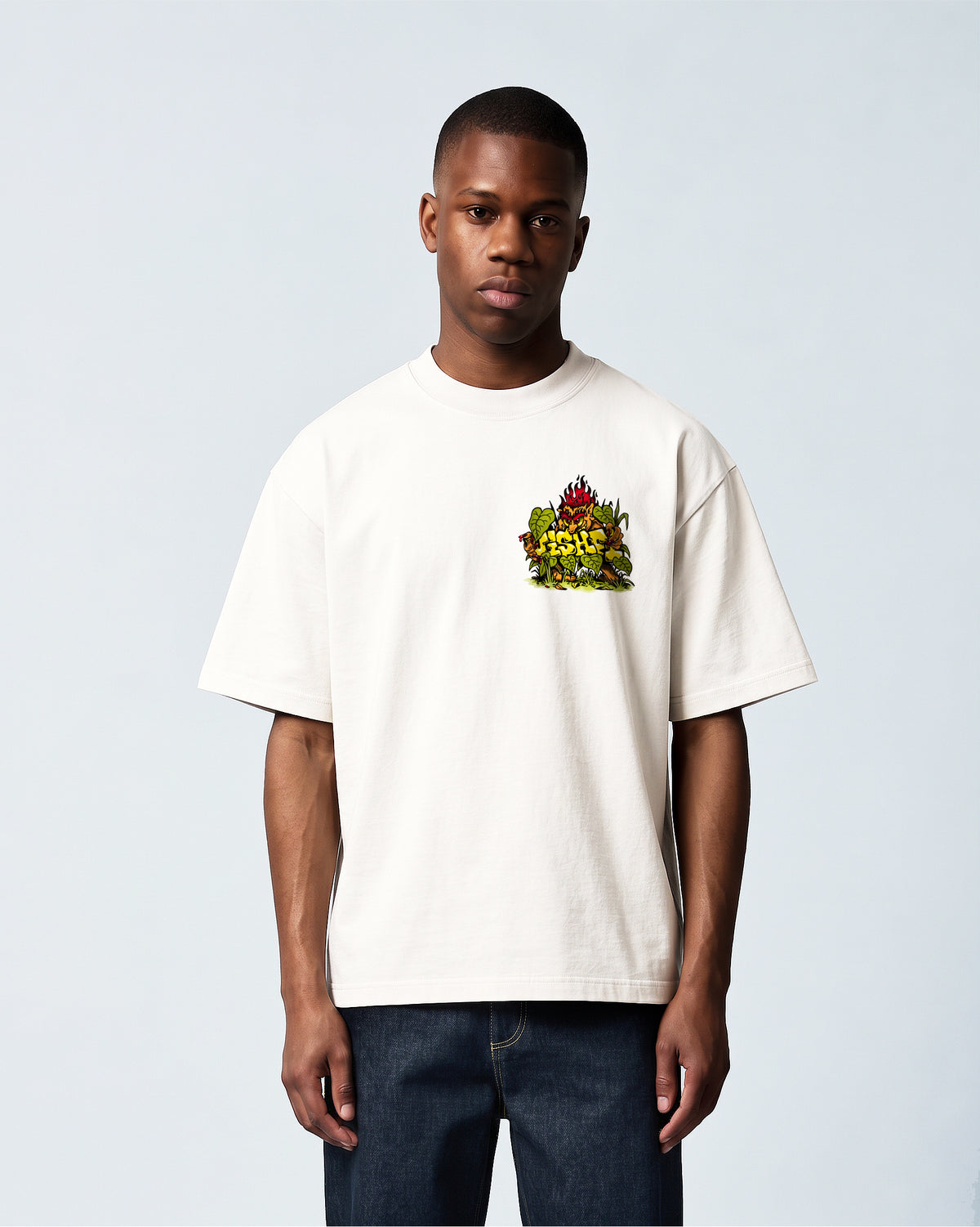 Camiseta Heavy Oversized Curupira Off White