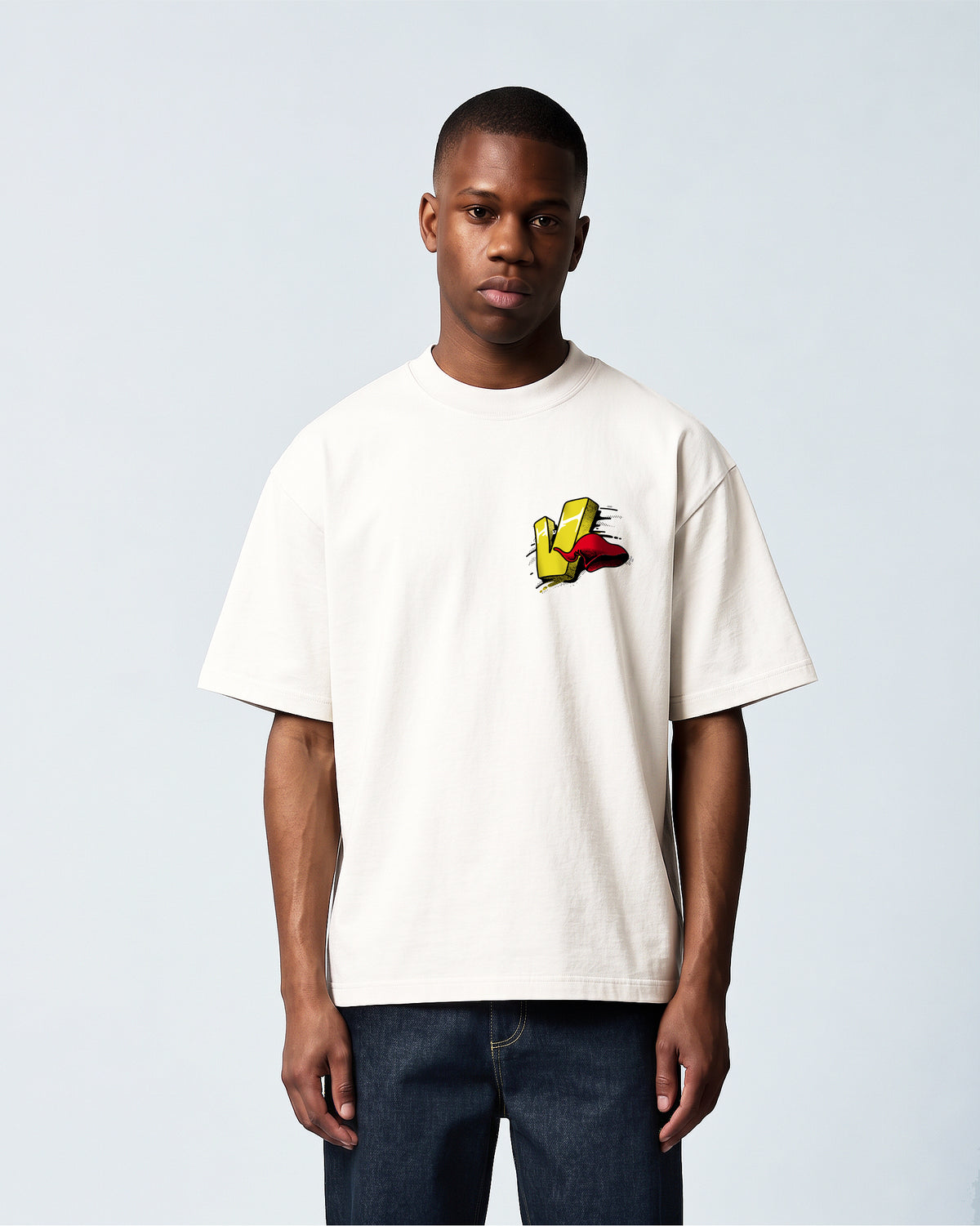 Camiseta Heavy Oversized Saci Off White