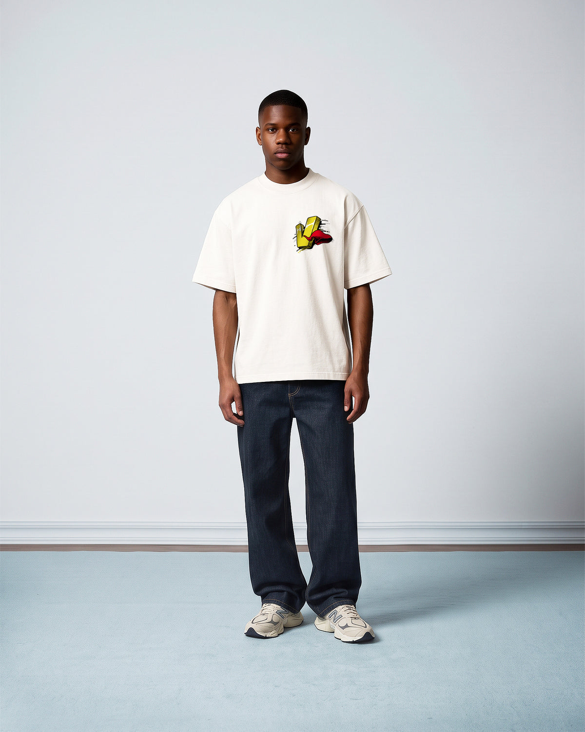 Camiseta Heavy Oversized Saci Off White