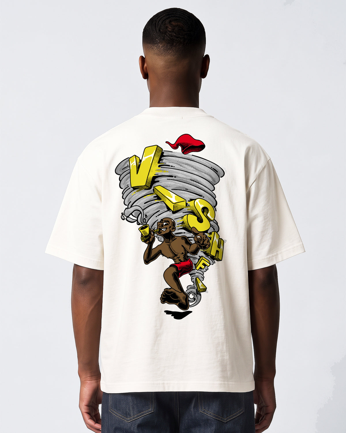 Camiseta Heavy Oversized Saci Off White