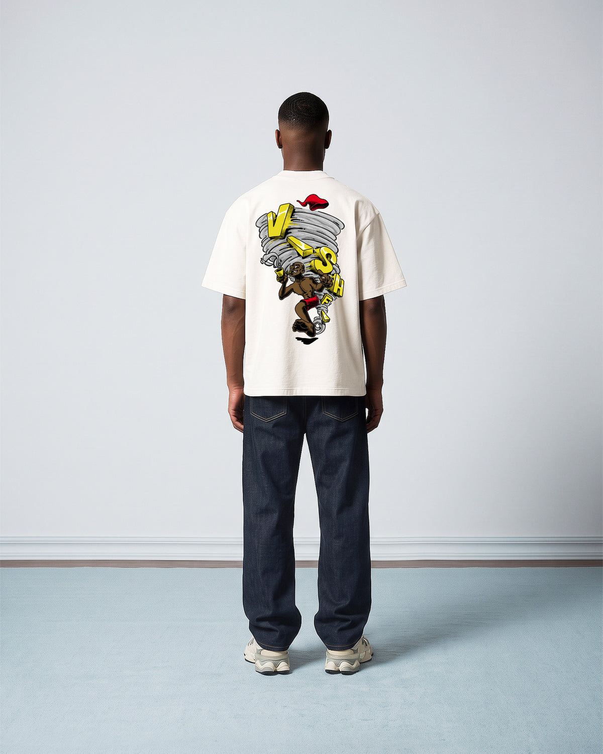 Camiseta Heavy Oversized Saci Off White