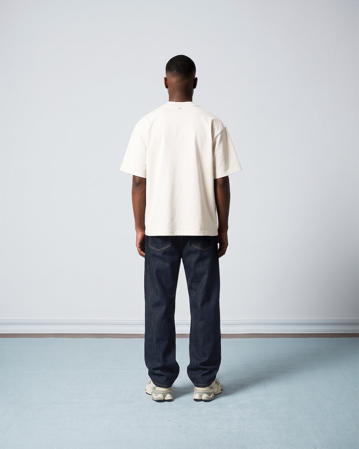 Camiseta Heavy Oversized Vigilante Off White