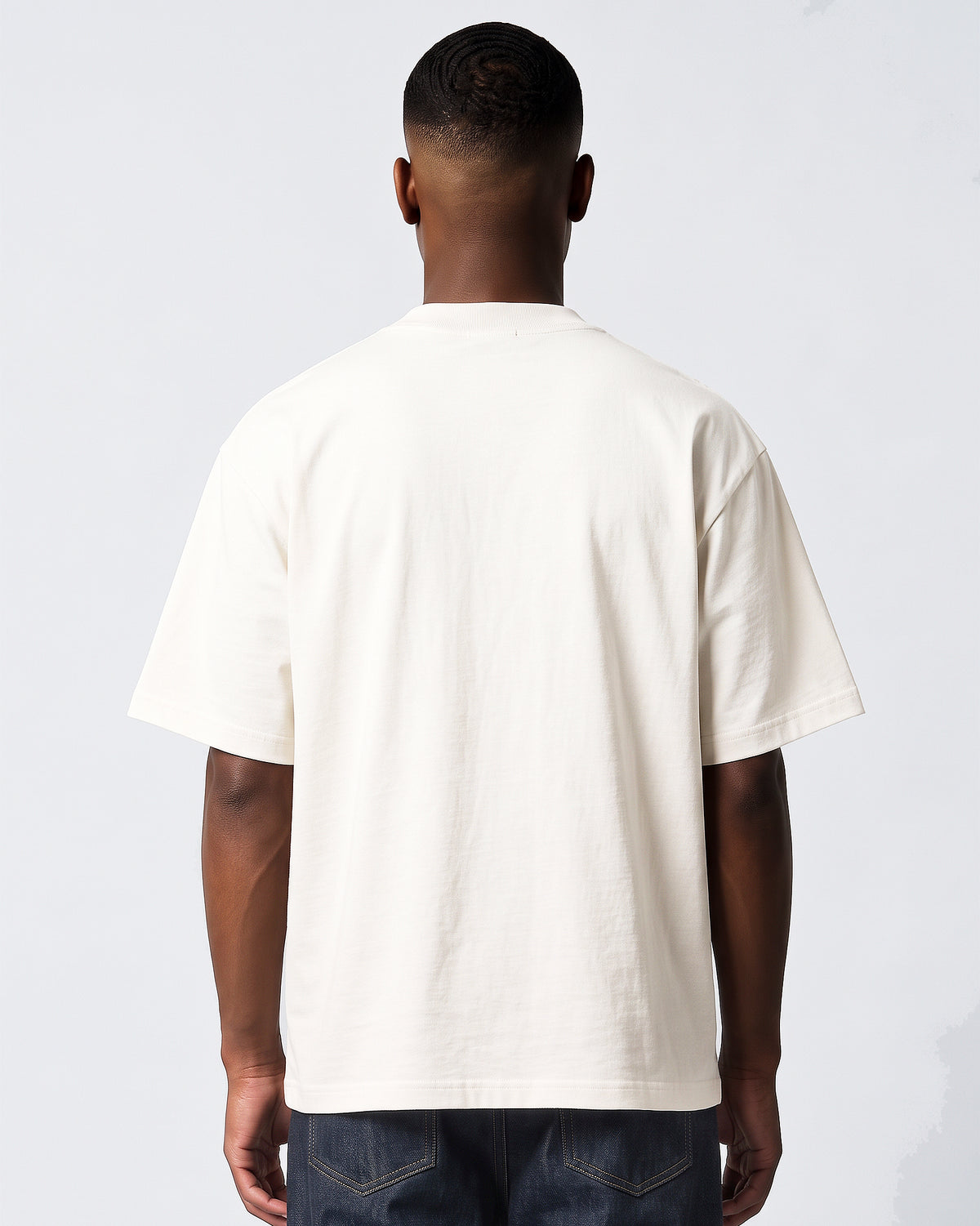 Camiseta Heavy Oversized Vigilante Off White