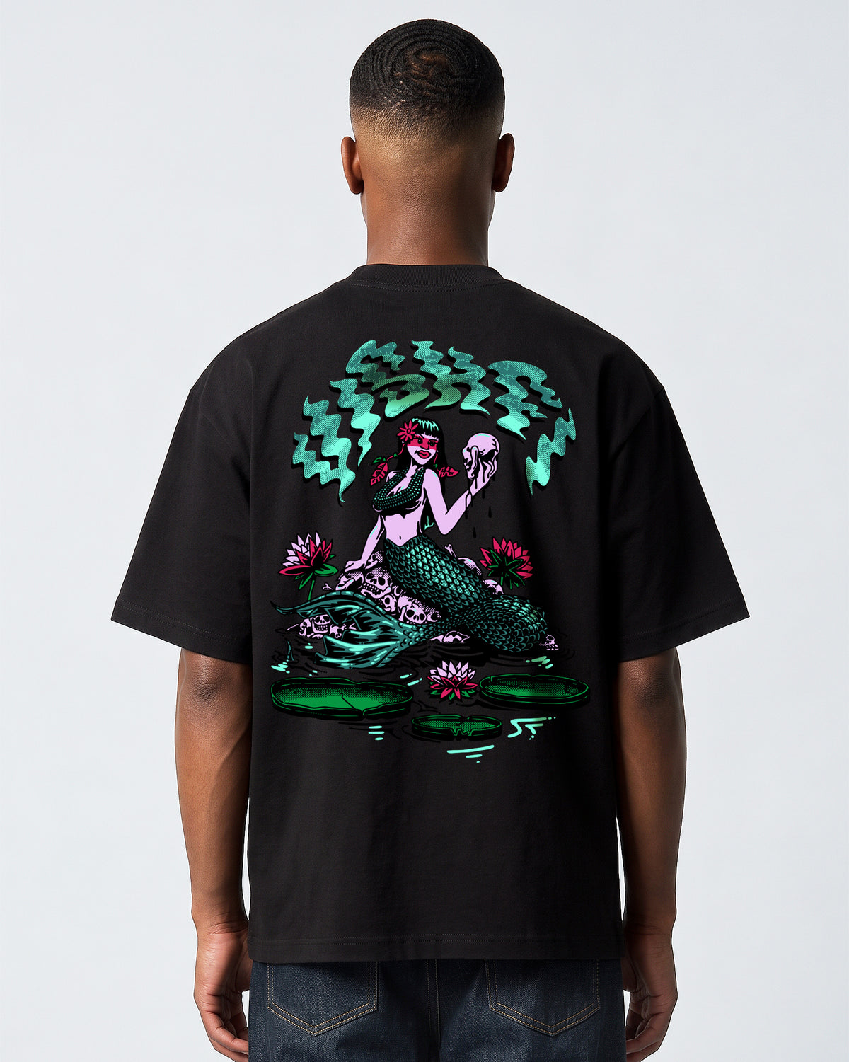 Camiseta Heavy Oversized Iara Preta