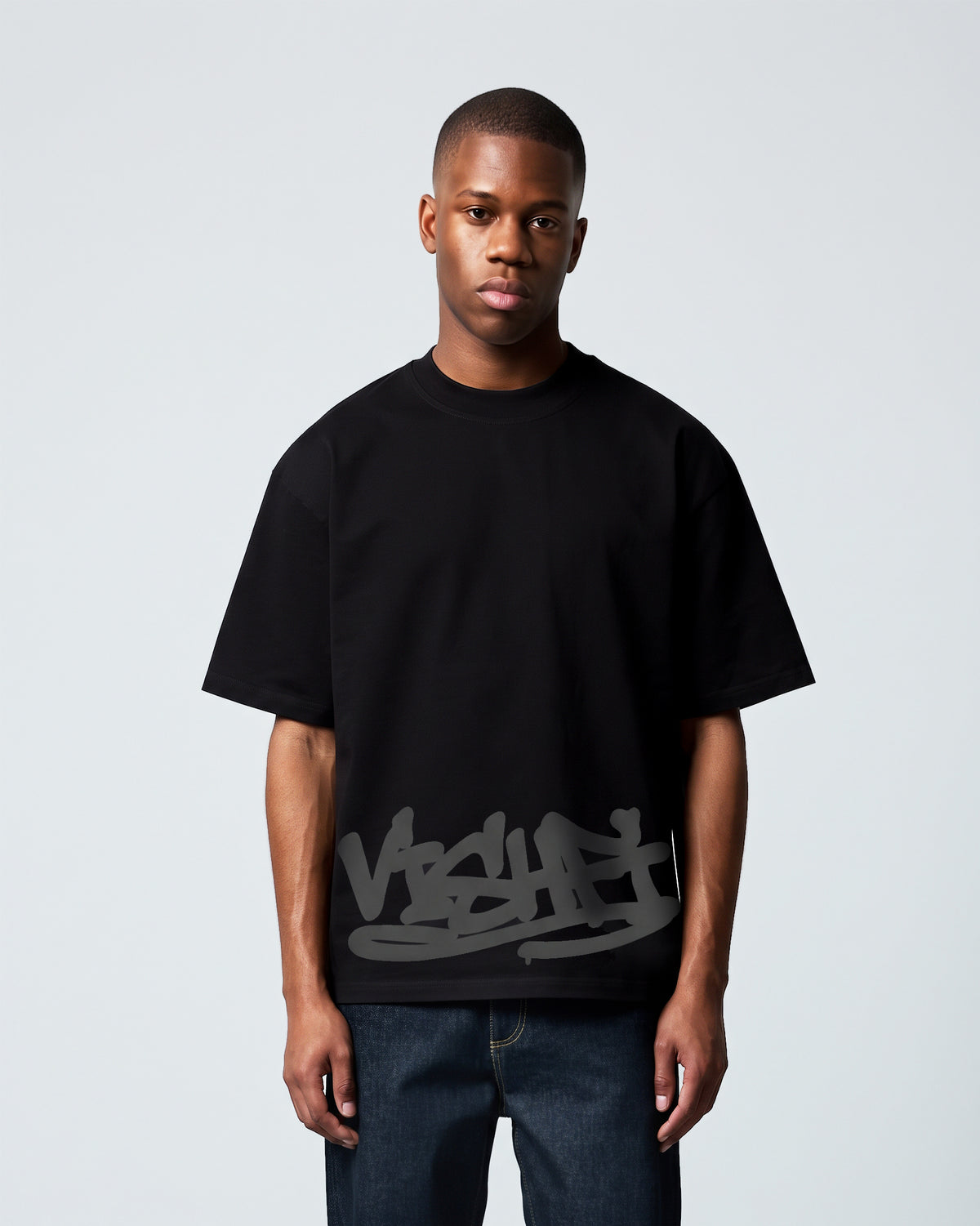 Camiseta Heavy Oversized Large Preta