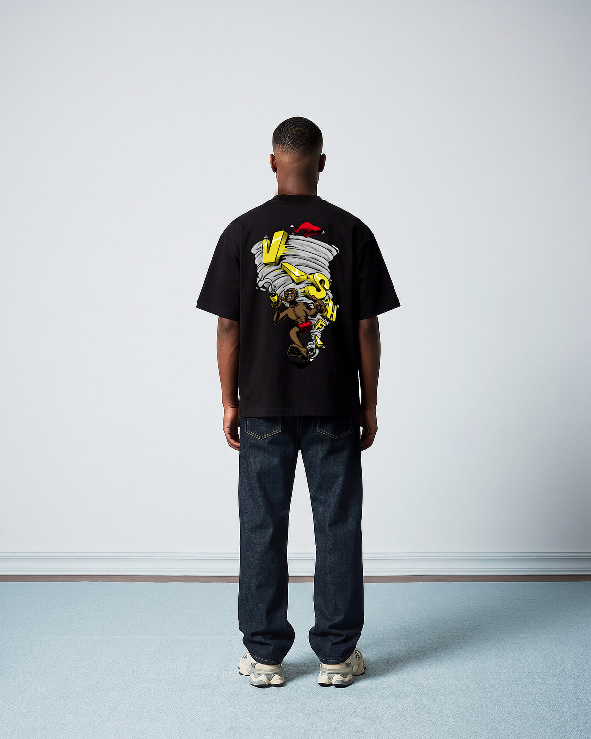 Camiseta Heavy Oversized Saci Preta
