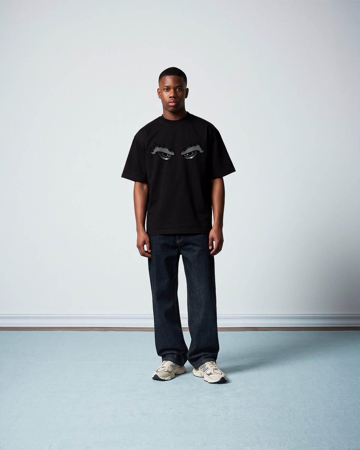 Camiseta Heavy Oversized Vigilante Preta