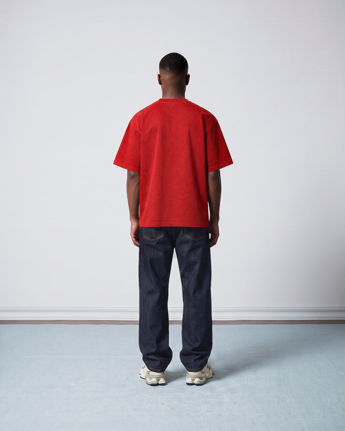 Camiseta Heavy Oversized Vigilante Vermelha