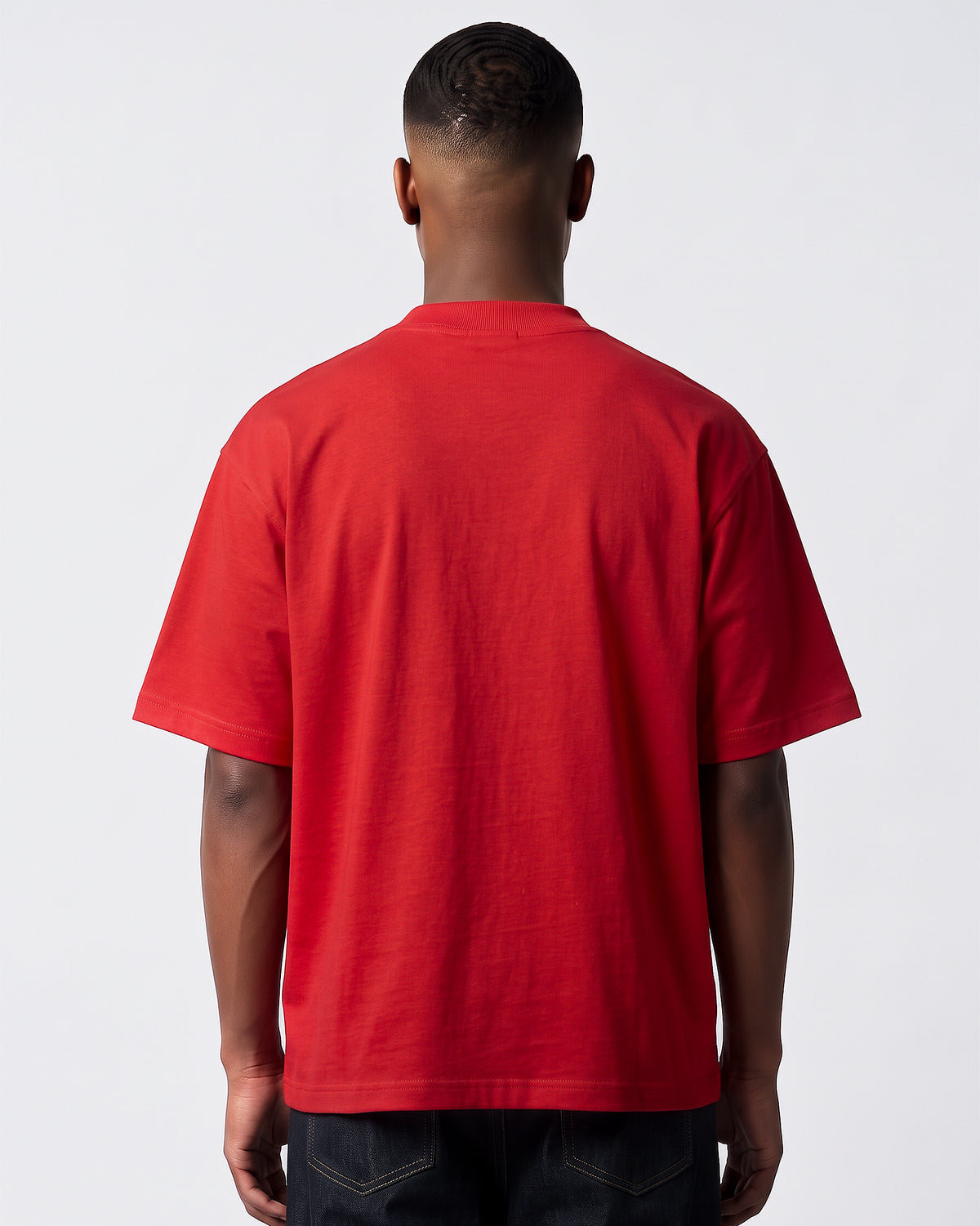 Camiseta Heavy Oversized Vigilante Vermelha