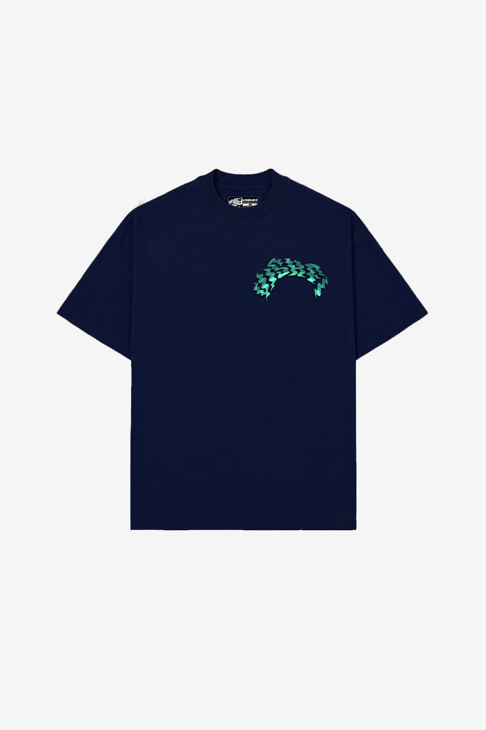 Camiseta Heavy Oversized Iara Azul Marinho