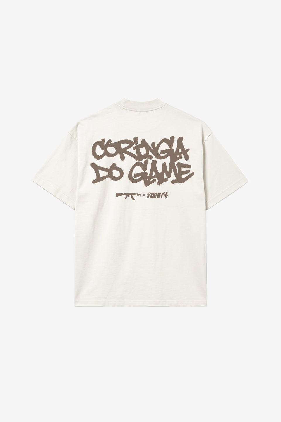 Camiseta Heavy Oversized Coringa do Game Off White Cartel Mcs