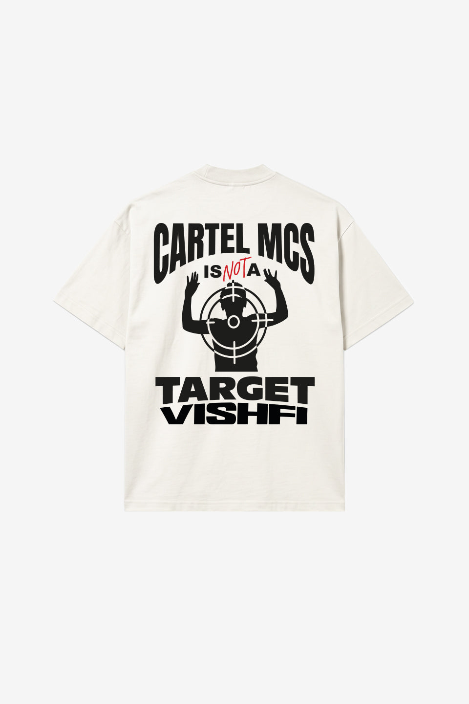 Camiseta Heavy Oversized Target Off White Cartel Mcs