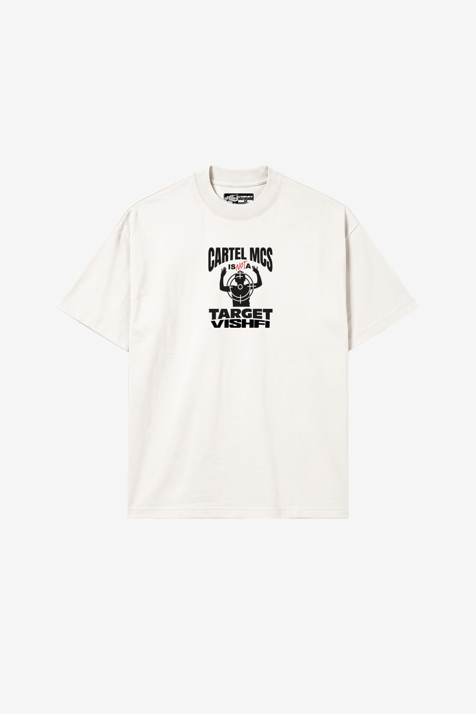 Camiseta Heavy Oversized Target Off White Cartel Mcs