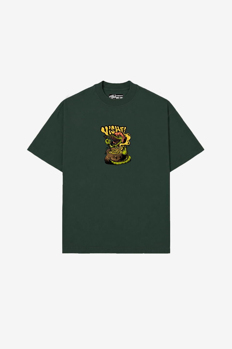 Camiseta Heavy Oversized Cuca Verde