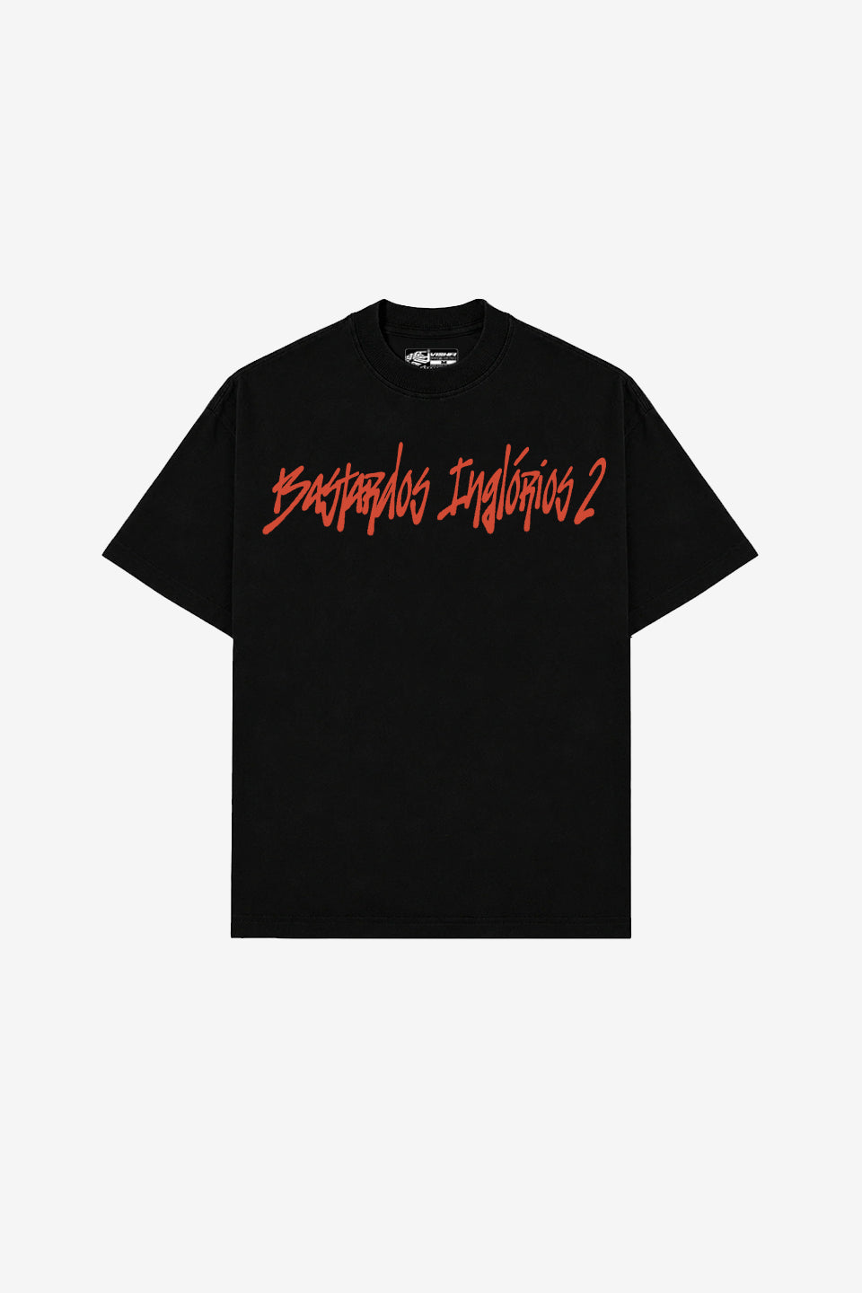 Camiseta Heavy Oversized Capa Preta Cartel Mcs