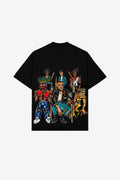 Camiseta Heavy Oversized Capa Preta Cartel Mcs