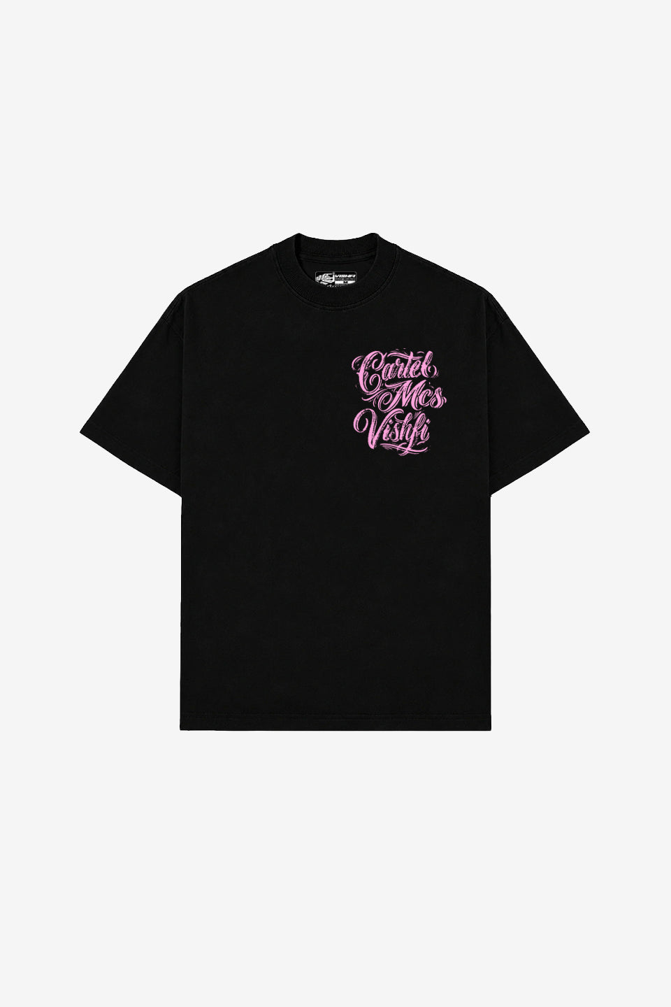 Camiseta Heavy Oversized Punk Porn Street Preta Cartel Mcs