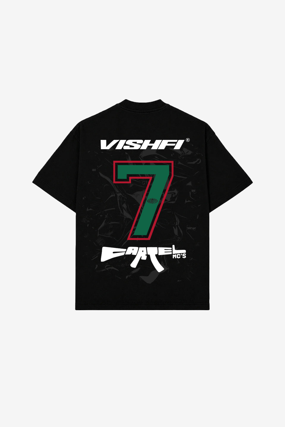 Camiseta Heavy Oversized Sport Preta Cartel Mcs