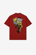 Camiseta Heavy Oversized Saci Vermelha