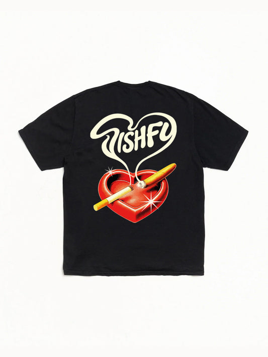 P-T-SHIRT LOVESICK BLACK