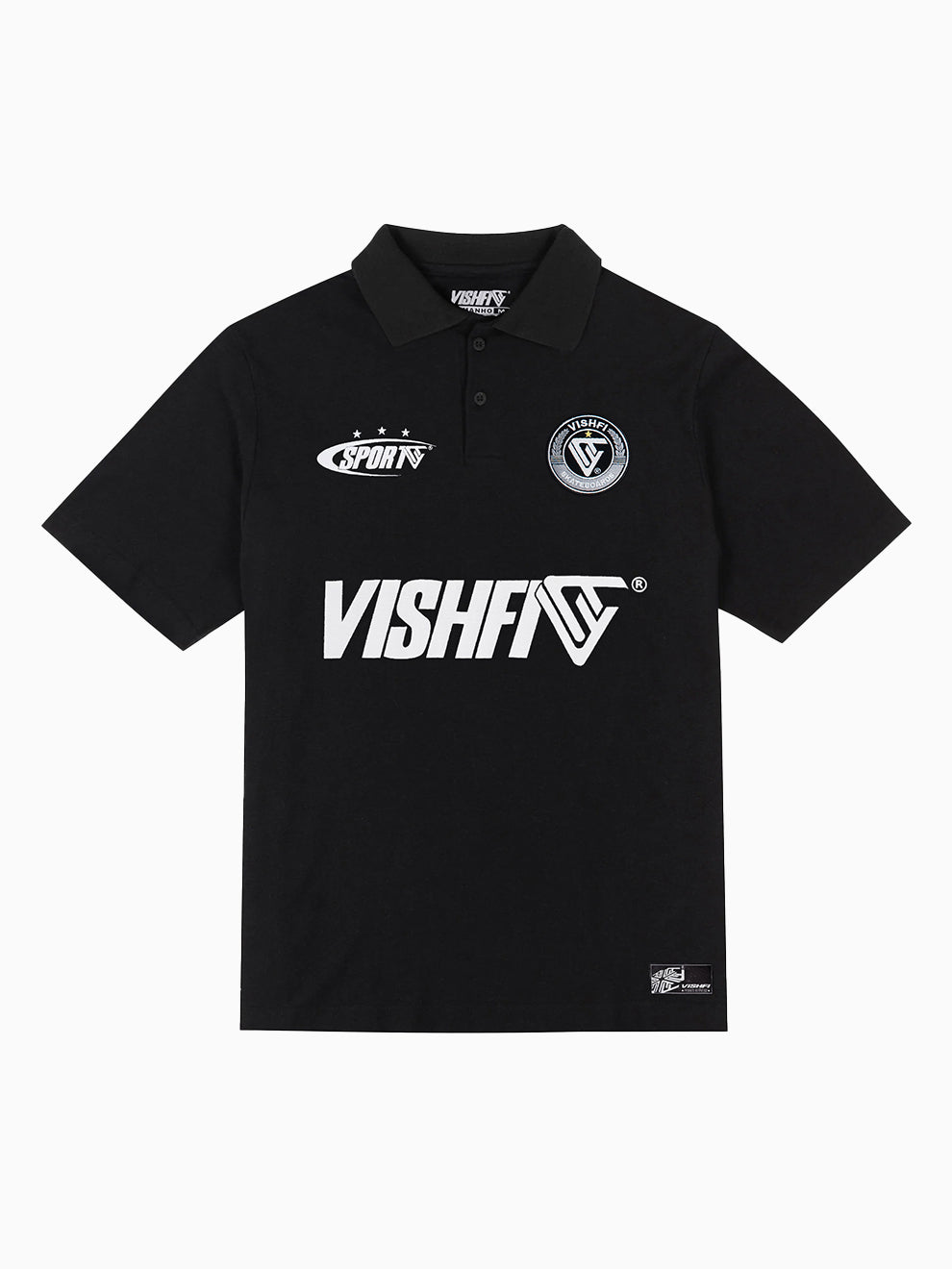 Camiseta Polo Clássica Preta