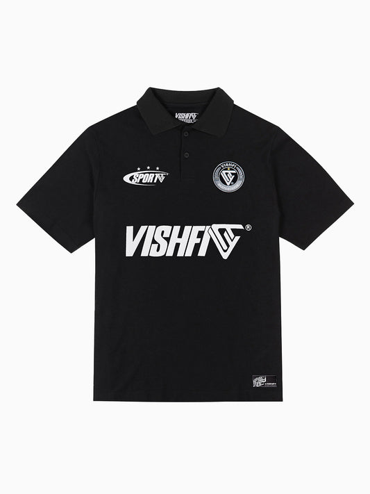 Camiseta Polo Clássica Preta